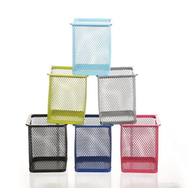 

storage boxes & bins makeup brushes holder metal mesh pen cosmetic organizer box