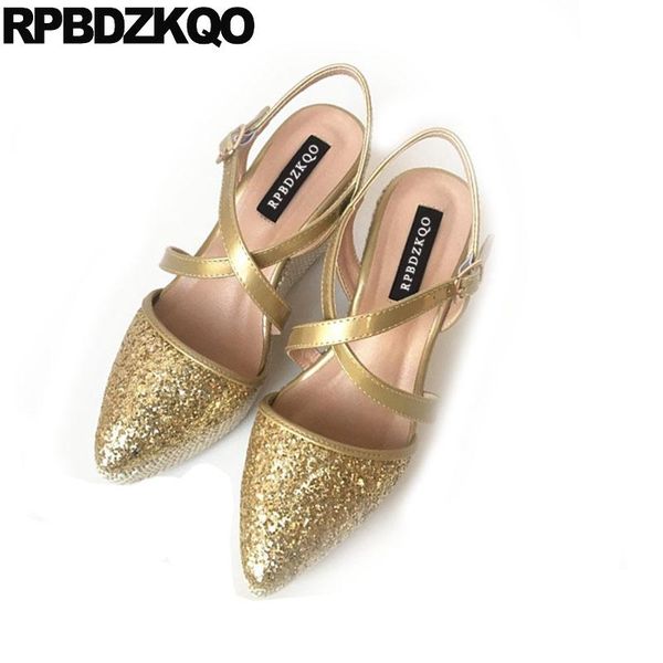 

paillette gold sequin espadrilles pumps closed toe bling women casual shoes rope glitter wedge sandals high heels platform strap, Black