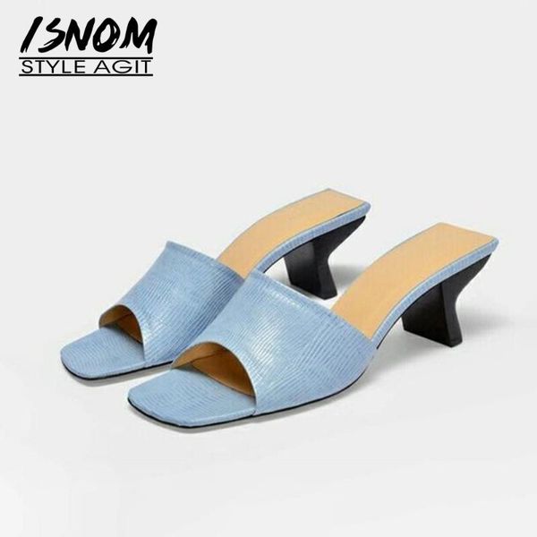 

ladies slippers woman genuine leather shoes female med heel basic casual summer footwear plus size 43, Black