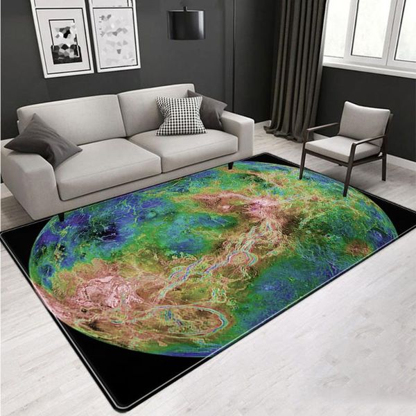 

printing nordic large carpets galaxy space home mat soft flannel kdis room play area rug anti-slip for living decor