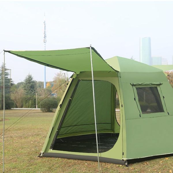 

shade 368x368x190cm automatic tent for 5~8 person family camping outdoor travel multi windbreak rain proof