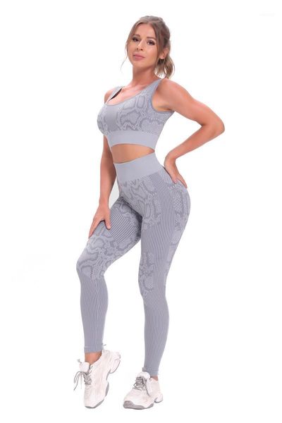 

yoga outfit women's sportswear set workout clothes athletic wear sports gym fitness suits high waist hollow leggings +sport bra