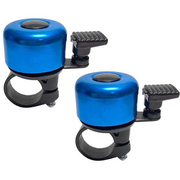 

bike horns 2 pieces metal bicycle bells safety cycling handlebar sound alarm horn rings accessories