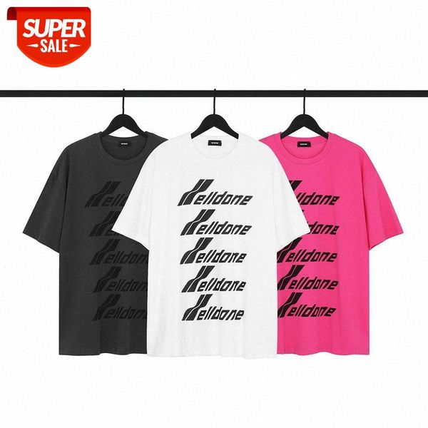 

quality we11 big letter logo barrage loose casual men and women with short sleeves #hm95, White;black