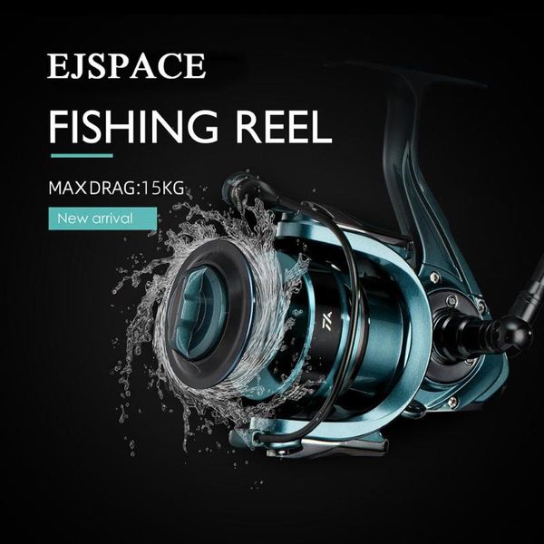 

fishing reel 1000-7000 super spinning ratio 5.5:1 max drag power 15kg high speed metal spool coil baitcasting reels