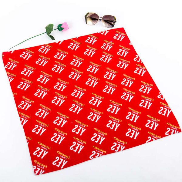 

handkerchief professional cotton scarf printing headscarf handkerchief gift, White