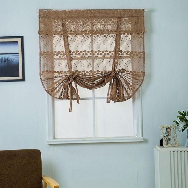 

curtain & drapes lychee nordic style lace roman modern door window room divider valance home decoration