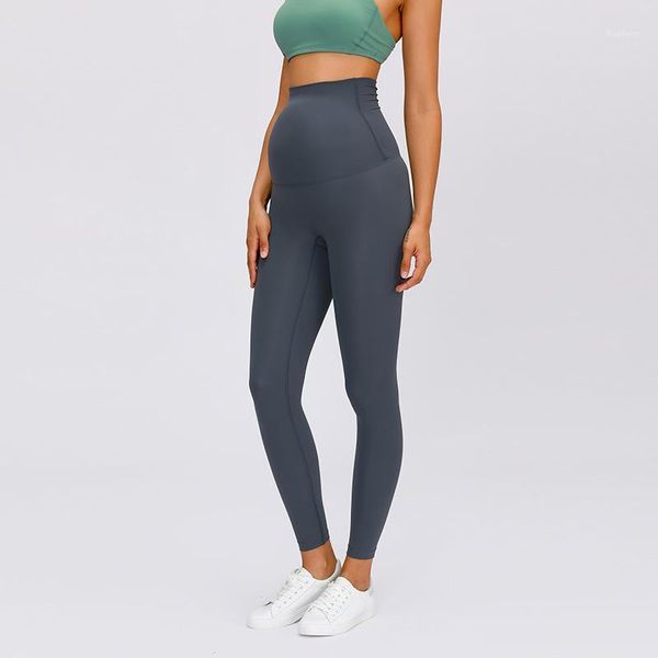 

yoga outfit women's leggings maternity pants full-length over the belly stretchy comfy workout active high waist stretch