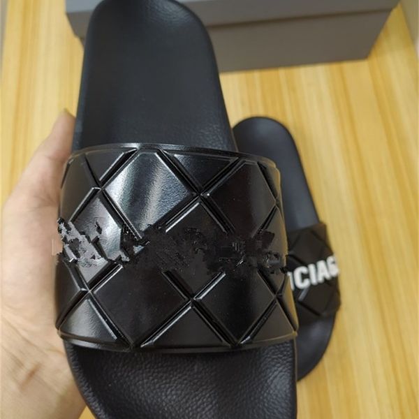 

fashion shoes hong kong direct buy sandals large size soled men and women slippers beach antiskid comfortable couple, Black