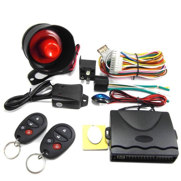 

alarm & security chadwick 802b-8199 one way car system with siren for 12v dc vehicle which has central door lock