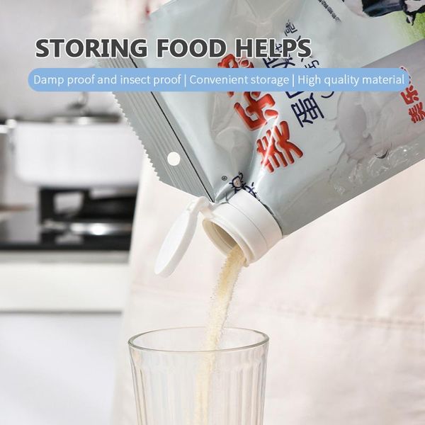 

bag clips discharge nozzle sealing clip snack fresh food storage mini clamp with kitchen tool