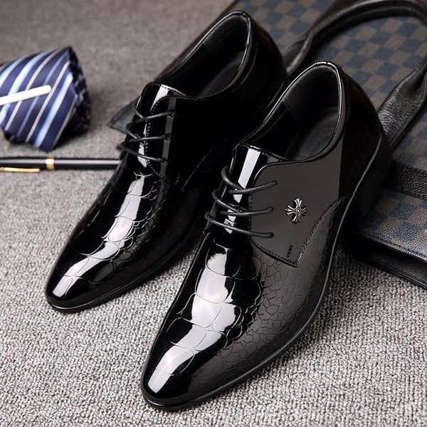 

dress shoes business man mens snake grain men lace up office metal stud flats work loafers on low price ji04, Black