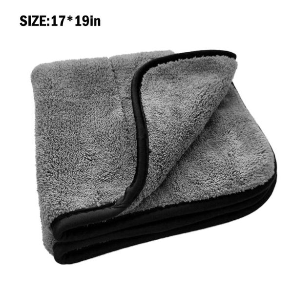 

car sponge cleaning towel 1000gsm 42*48cm soft coral fleece detailing microfiber cloths garden kitchen accessories