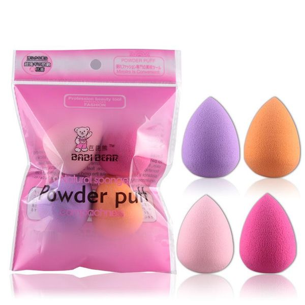 

sponges, applicators & cotton 4pcs cosmetic puff powder smooth women's makeup foundation sponge beauty to make up tools accessories wat