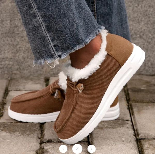 

boots casual snow women lace up thick fur warm winter shoes fashion ankle botas mujer 65, Black