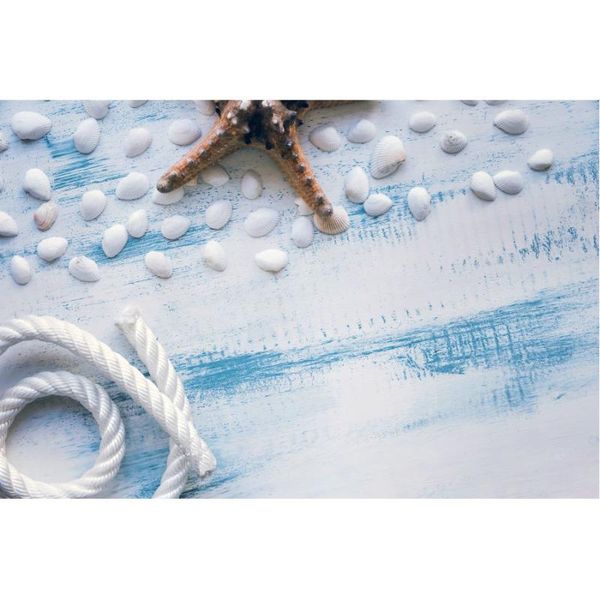 

party decoration light blue board backdrop white starfish shell background birthday baby shower wedding po booth studio props