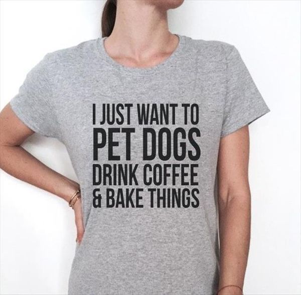 

i just want to men t shirts pet mens dogs drink coffee and bake things tshirts casual funny for, White;black