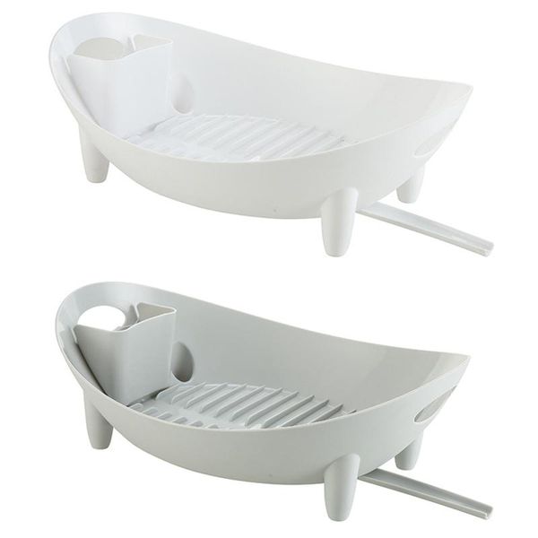 

dish rack drain racks dry dishes tableware storage organizer shelf cutlery bowl kitchen & organization