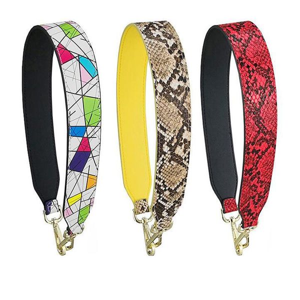 

bag parts & accessories woman colored straps for crossbody messenger shoulder adjustable replacement wide, Black