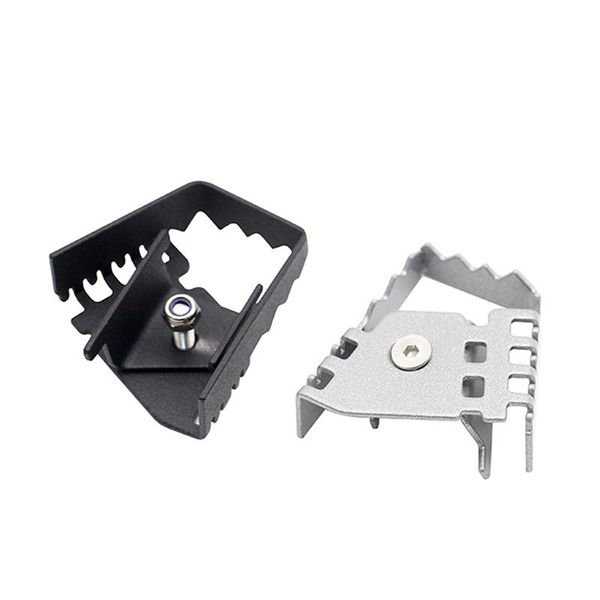 

pedals 1pcs cqr250 motorcycle rear brake pedal extension step tip plate enlarge peg pad extender