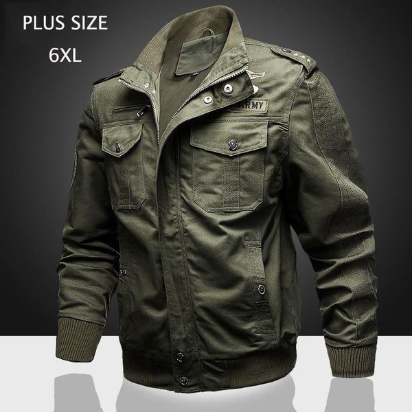 

men's jackets plus size stand collar military jacket men clothing winter autumn and, Black;brown
