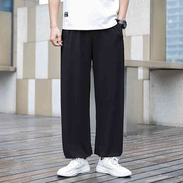 

pant casual harem jogger pants men loose trousers male sweatpants harajuku spring summer clothes streetwear, Black