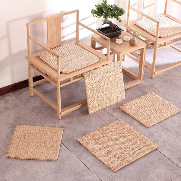 

cushion/decorative pillow woven grass garden breathable chair cushion four seasons general baifo floating window floor