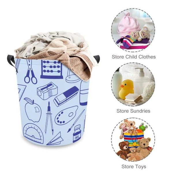 

collapsibl storage basket laundry kids for toy dirty clothes big size sundries household organizers bags