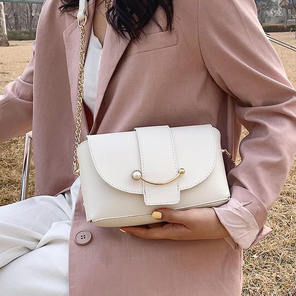 

chain shoulder crossbody bags for women 2021 simple handbags female luxury designer purses travel high quality