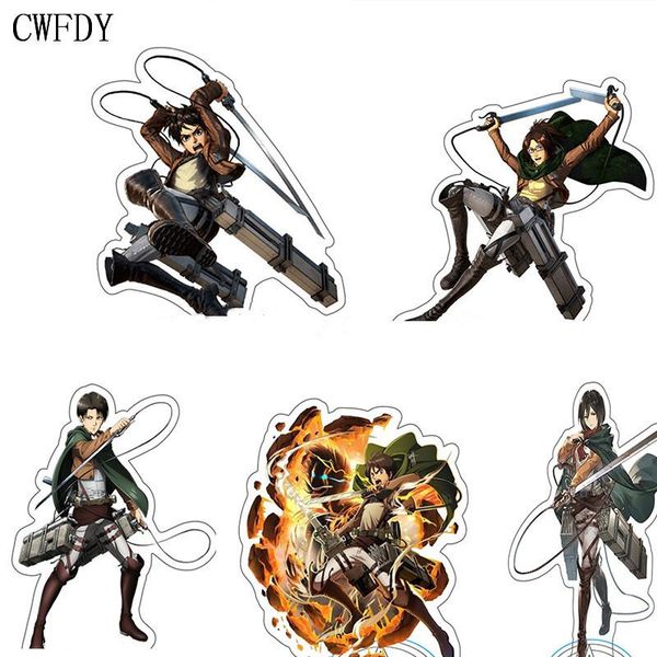 

keychains fashion anime attack on titan keychain figure surveycorps acrylic stand model toy cosplay decoration action birthday gift, Silver