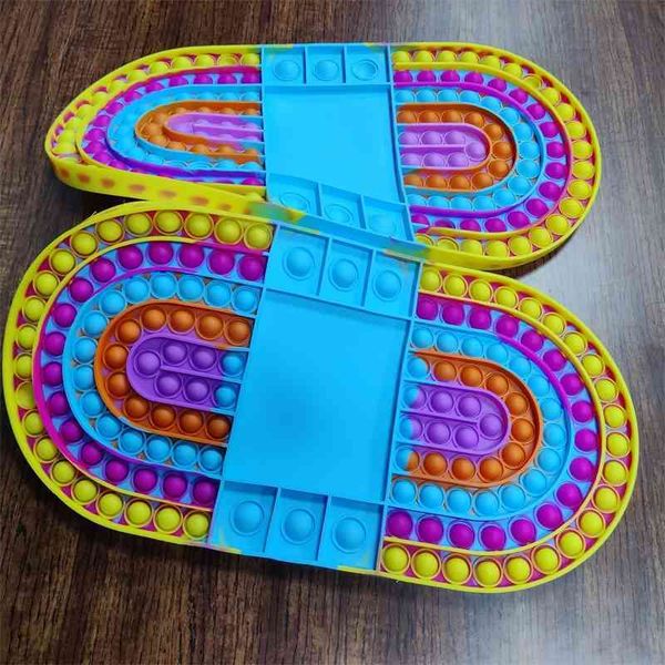 

new rainbow track game board bubble press dice chessboard rodent killing pioneer