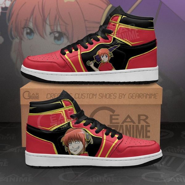 

kagura sneakers gintama custom anime shoes