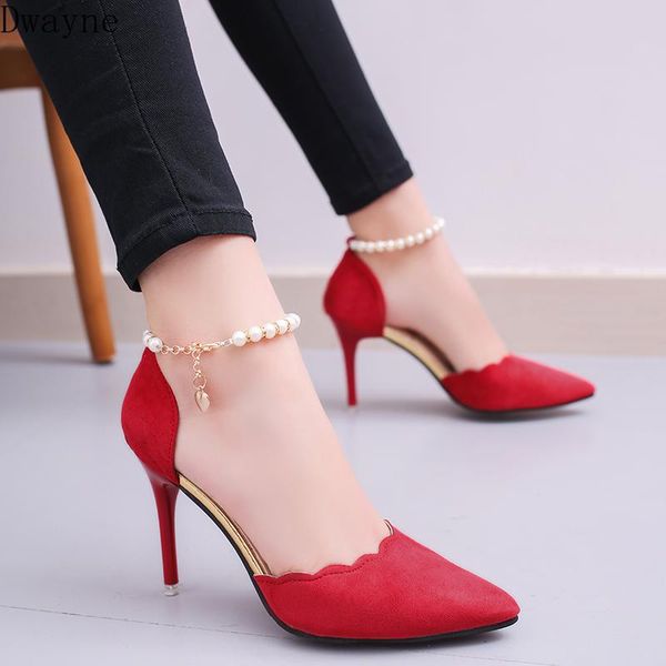 

dress shoes summer pointed buckle with a single wedding shoes., Black