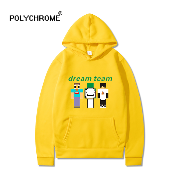 

men's hoodies & sweatshirts dream merch men fleece anime hoodie tracksuit sweatshirt fashion casual loose pullover oversized, Black