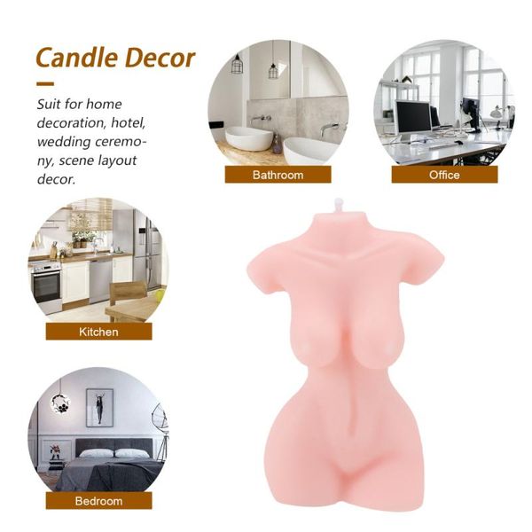 

candles 1 pc body shape scented candle mother's day