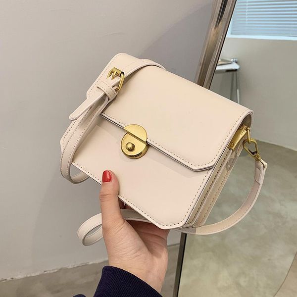 

niche design high-quality bag female 2021 fashion messenger -selling square shoulder width: 18.5cm bags
