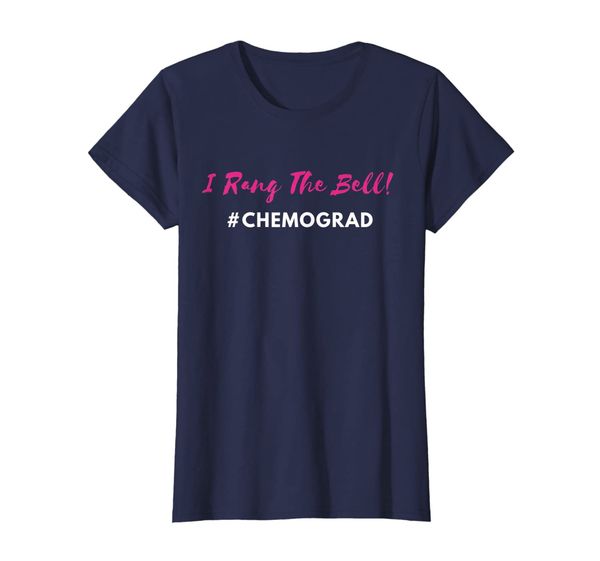 

womens ring the bell chemograd breast cancer awareness walk shirt, White;black
