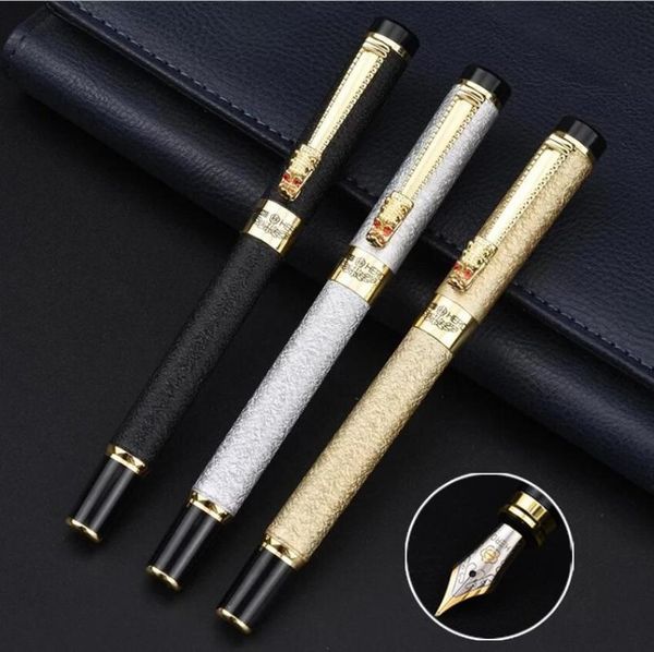 

fountain pens arrival brand hero dragon clip metal pen office writing business luxury gift 6006