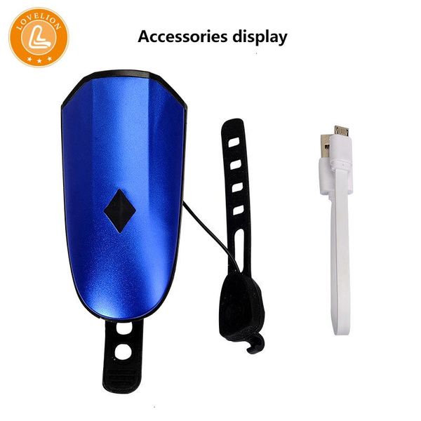 

/ bicycle headlight mountain bike with horn aluminum alloy lamp usb charging lights
