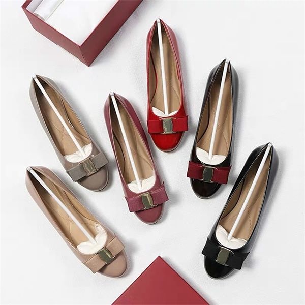 

70% off wholesale sandals flip-flops prowow newhandmade women's shoes 100% real leather heels women selling classic flats bow, Black