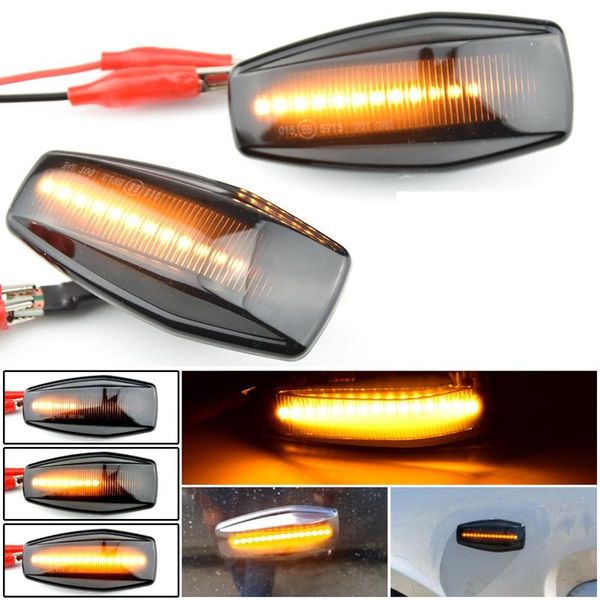 

car headlights led amber side marker light indicator dynamic turn signal lamp assembly fit for hyun-dai i10/getz/elan-tra