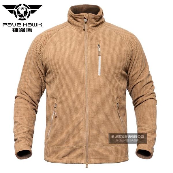 

men's jackets tactics to keep warm in the fall and winter clothing special outdoor sports coat catch a pullover man fleece bladder, Black;brown