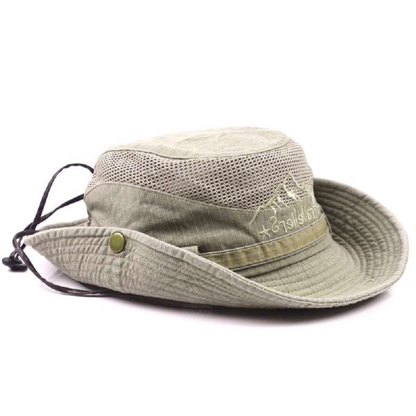 

sun hat fisherman's fishing outdoor sunshade breathable net mountaineering hat in spring and summer, Blue;gray