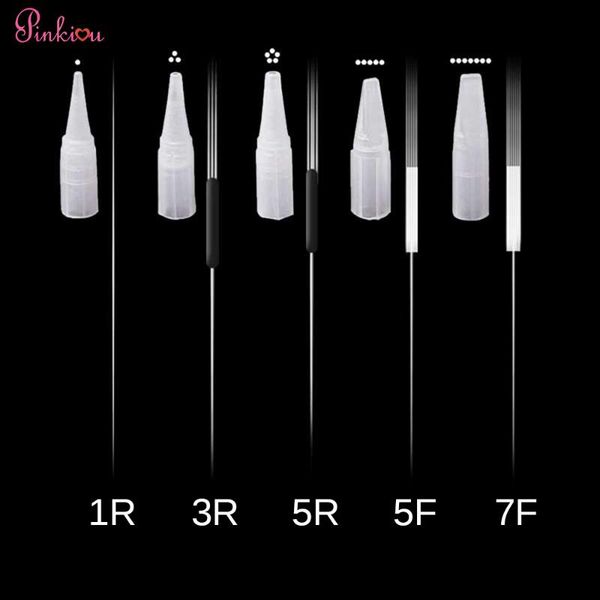 

tattoo needles 50pcs separated and tips for permanent makeup microblading eyebrow machine pen forever supplies
