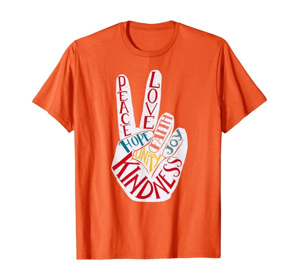 

Peace Hand Sign Unity Day Choose Kind Daisy Unity Day T-Shirt, Mainly pictures