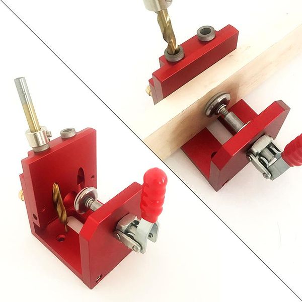 

professional hand tool sets ly upgraded quick clamping pocket hole fixture kit system with drill bit set carpenter woodworking