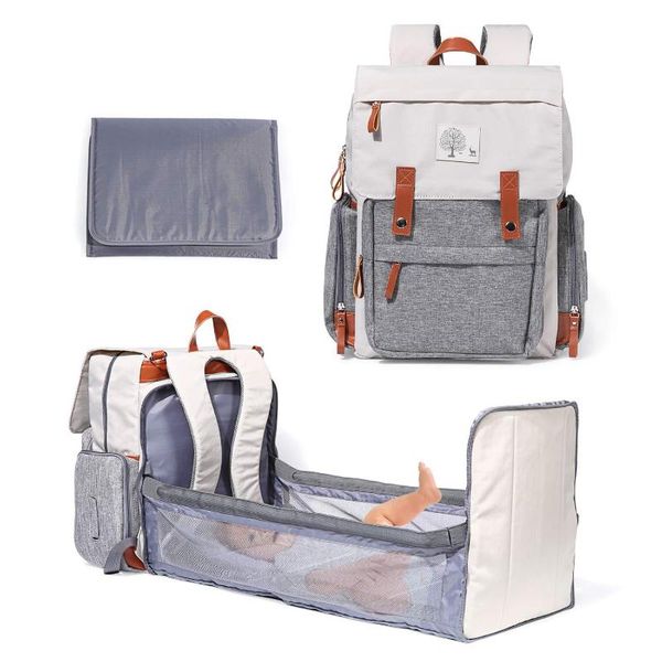 

diaper bags multi-functional mummy bag crib large capacity backpack outdoor baby