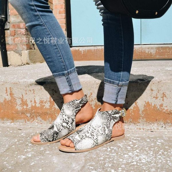 

elegant flat with rome gladiator women sandals t-strap back strap concise boho shoes buckle peep toe plus size, Black