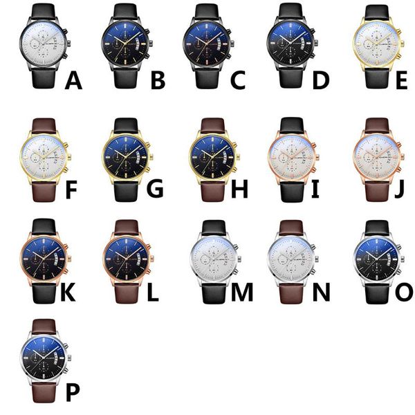 

wristwatches watch the mens' watches leather wrist man clock luxury quartz stainless steel dial casual bracele, Slivery;brown