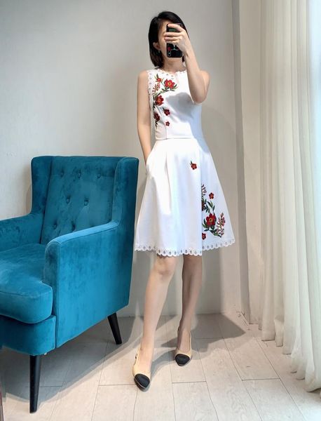 

casual dresses white embroidered sleeveless skater spring/summer uk collections special offers, Black;gray